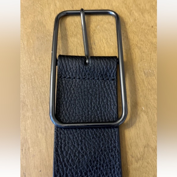 Banana Republic Womens Black Italian Leather Belt Size Medium Made in USA~~EUC! - Picture 5 of 8